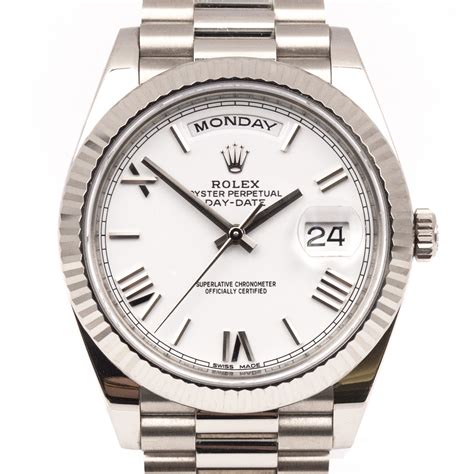 rolex president white gold review|rolex presidential for sale used.